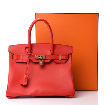 Hermes Epsom Birkin 30 Rouge De Coeur 11 of 11