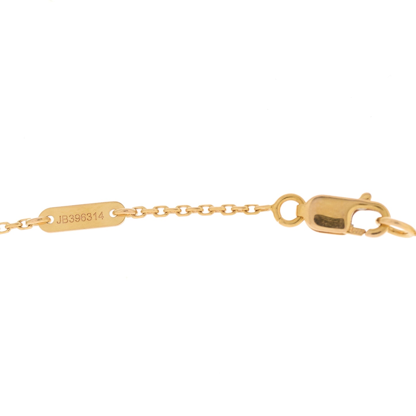 18K Rose Gold Carnelian Sweet Alhambra Pendant Necklace