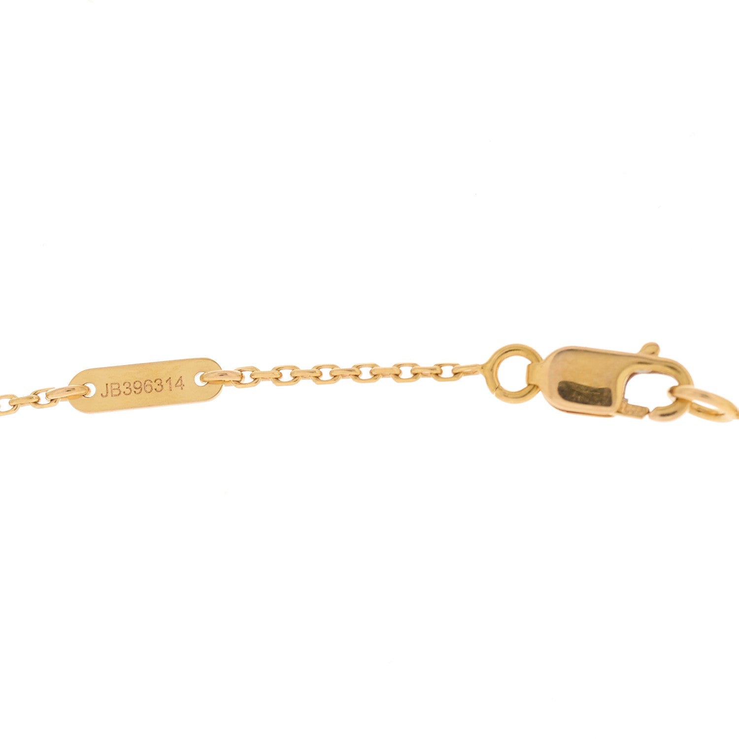 Van Cleef & Arpels 18K Rose Gold Carnelian Sweet Alhambra Pendant Necklace 5 of 5