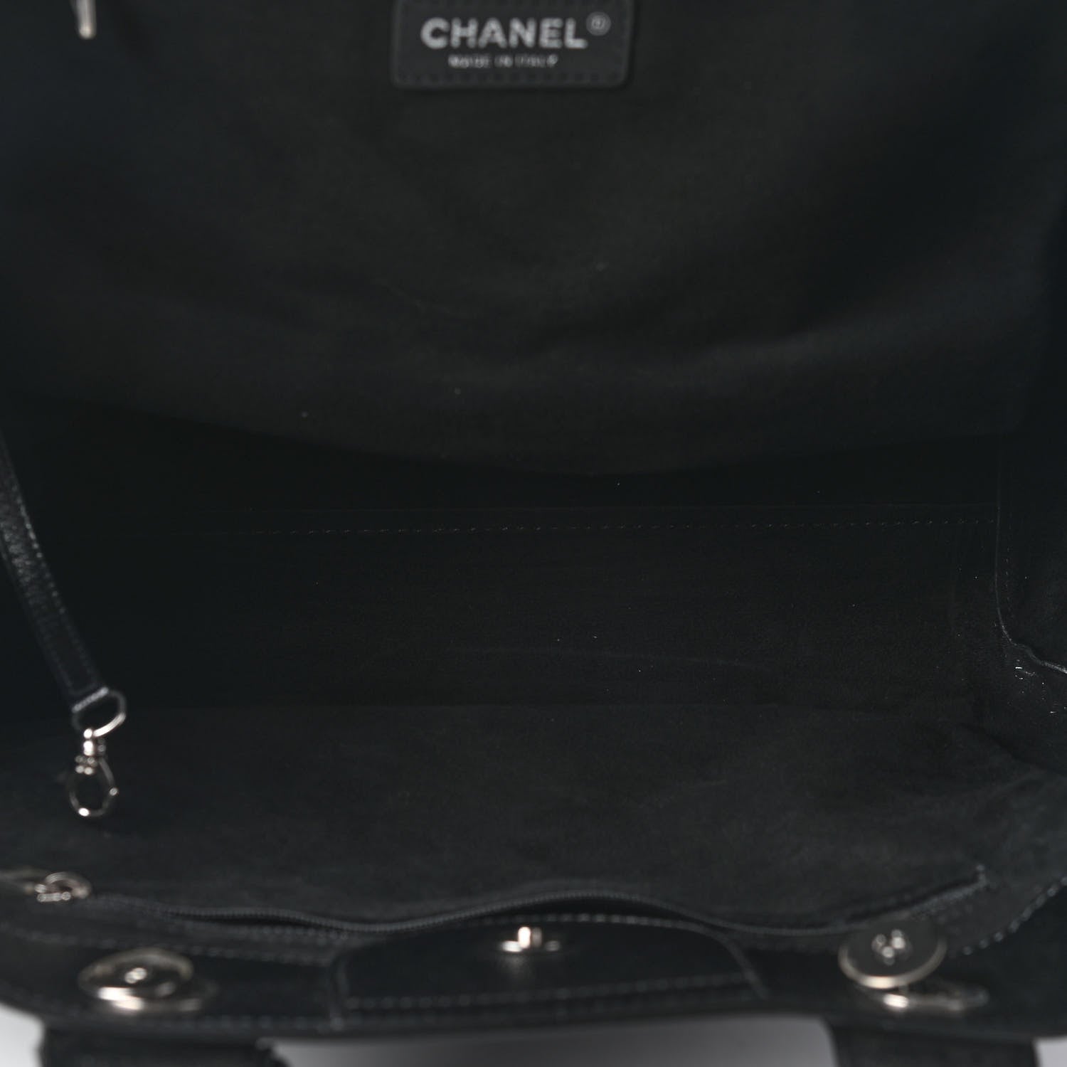 Chanel Caviar Medium Studded Deauville Tote Black 5 of 13