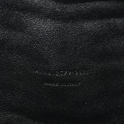 Saint Laurent Grain De Poudre Matelasse Monogram Mini Lou Camera Bag Black 7 of 9