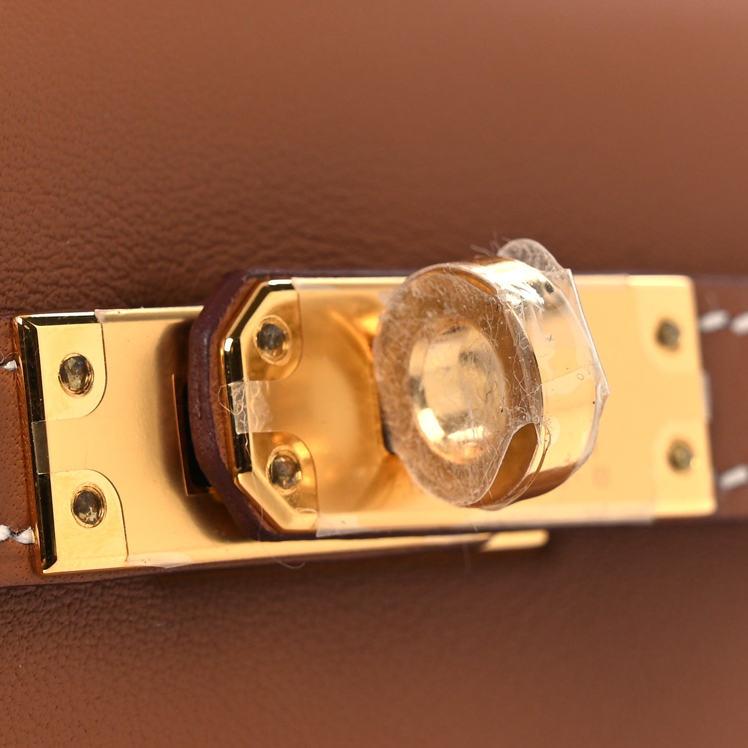Hermes Swift Kelly Pochette Clutch Gold 11 of 12