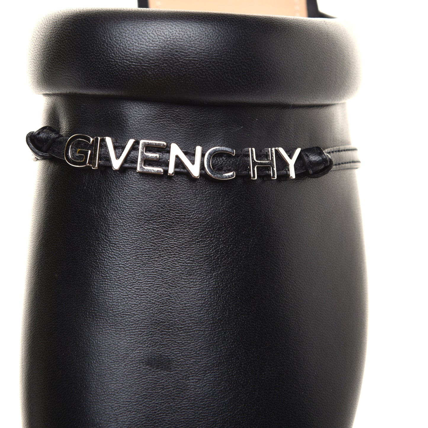 Lambskin Elba Logo Mule Slippers 41 Black