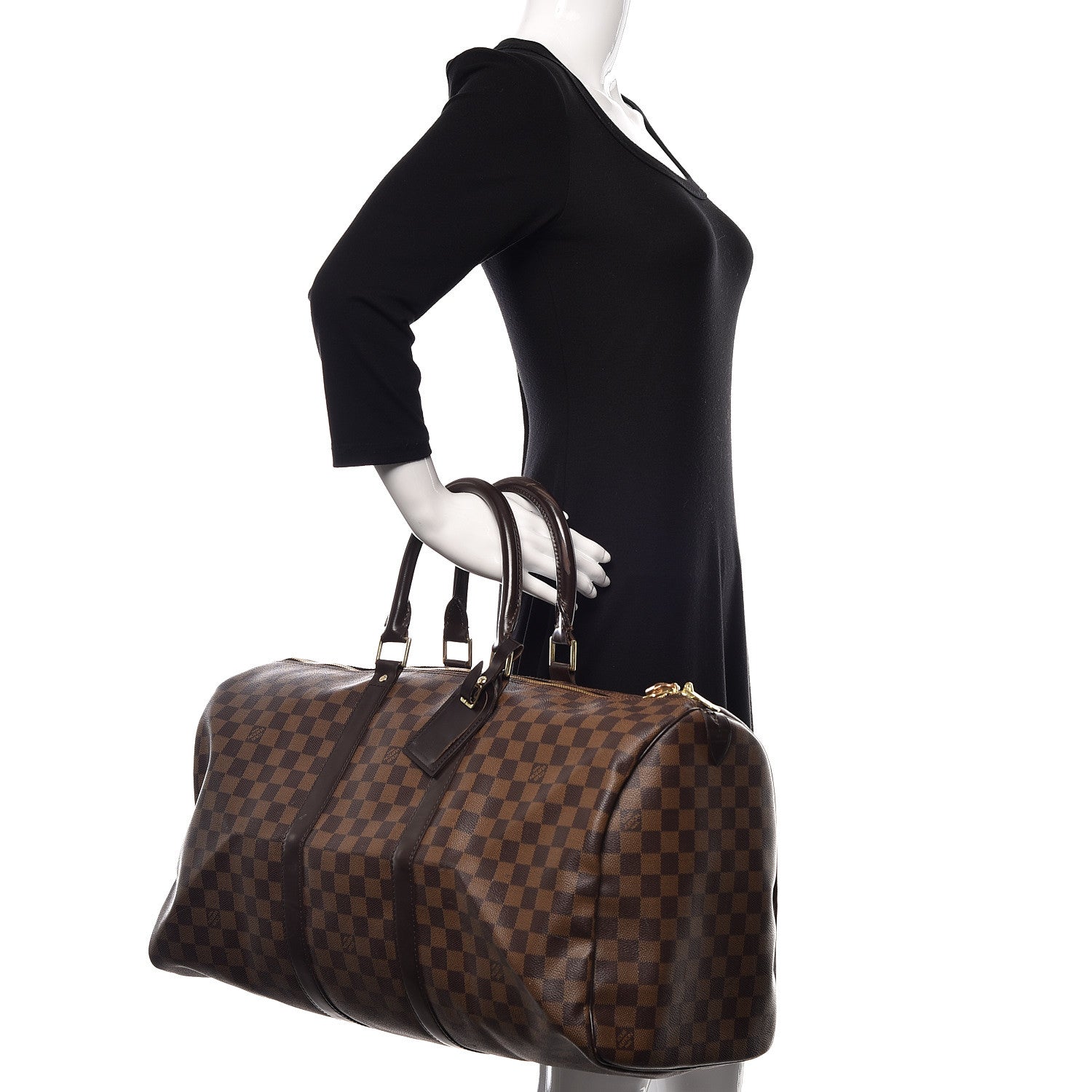 Louis Vuitton Damier Ebene Keepall 50 2 of 10