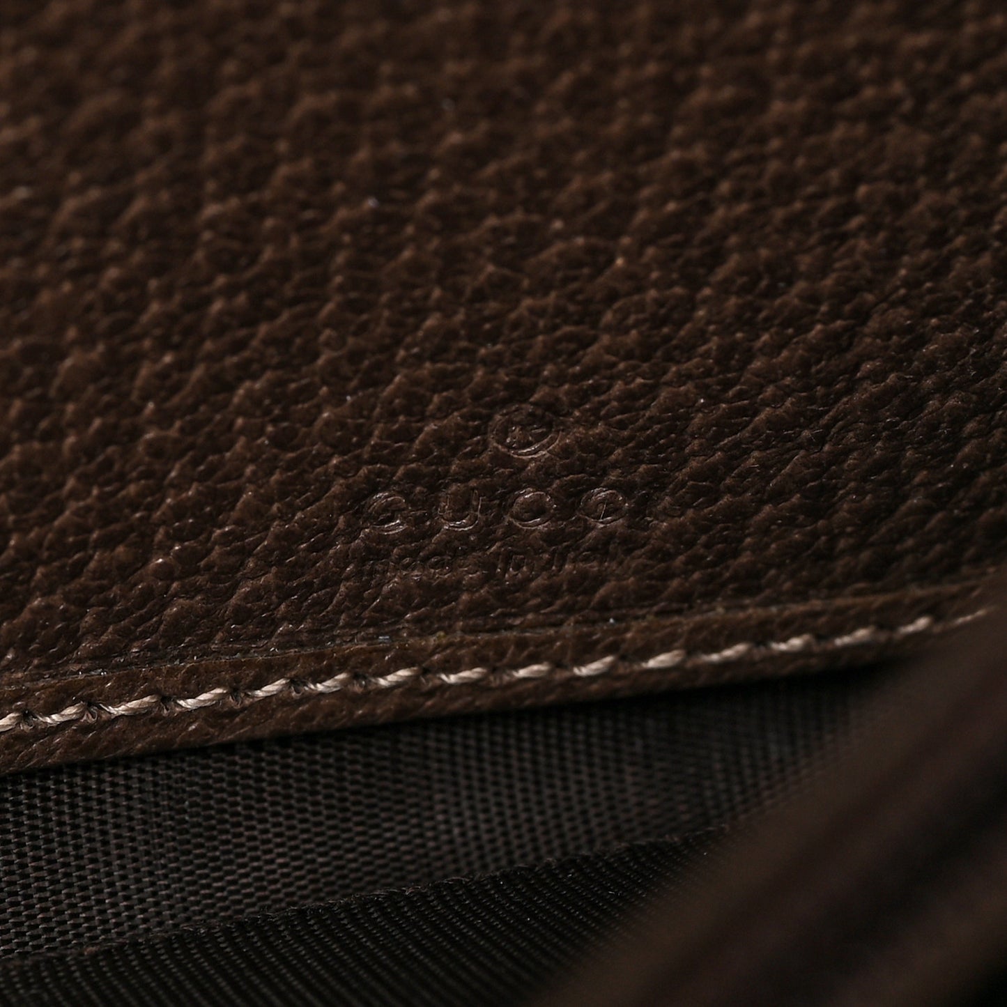 GG Supreme Monogram Web Ophidia Wallet On Chain Brown