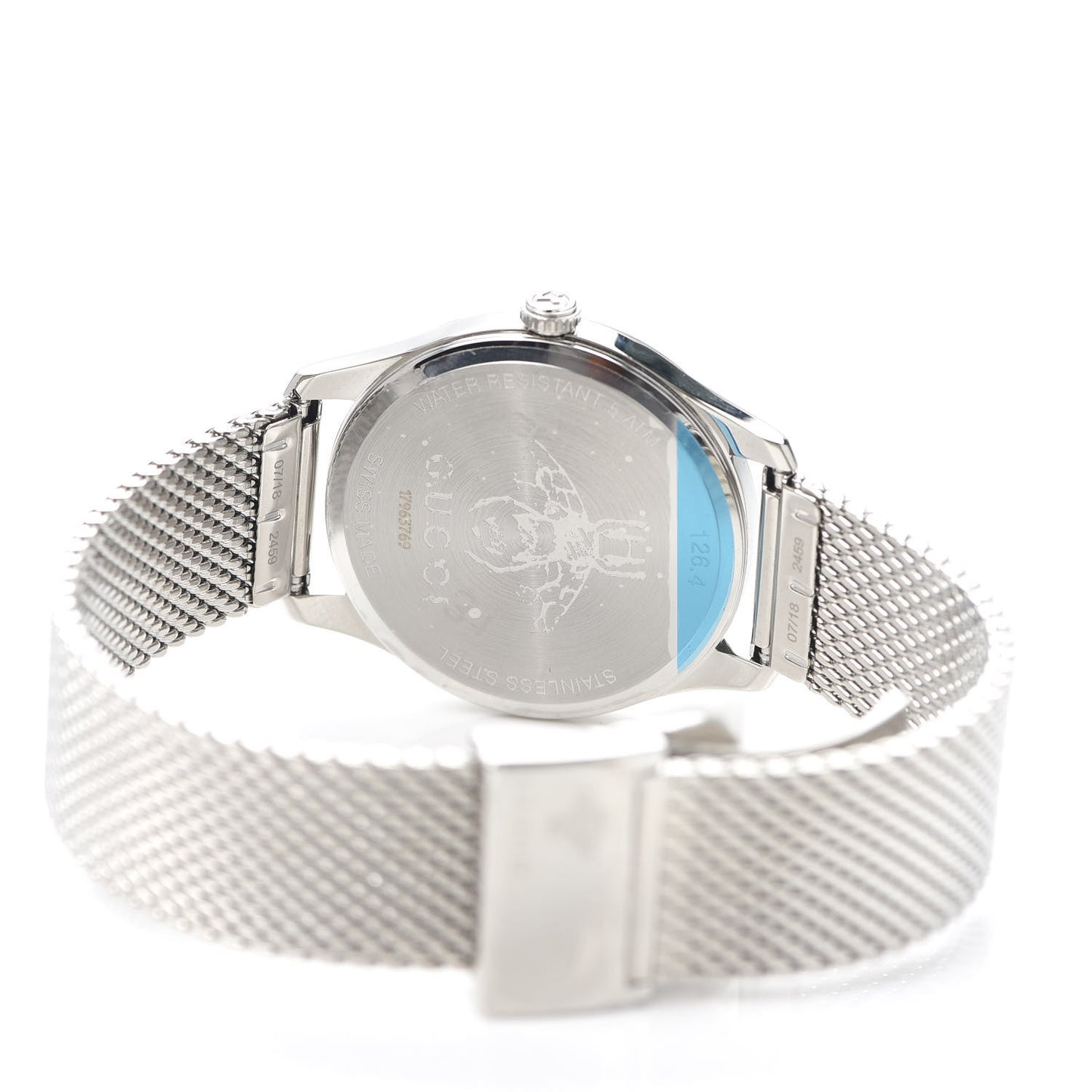 Stainless Steel Turquoise Mother of Pearl 38mm G-Timeless Charm Quartz Watch