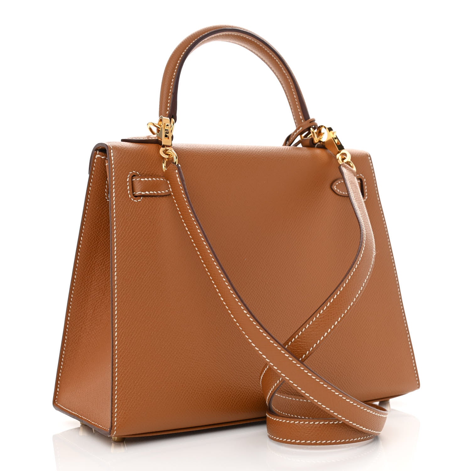 Hermes Epsom Kelly Sellier 25 Gold 3 of 12