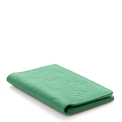 Louis Vuitton Taurillon Monogram Pocket Organizer Green 4 of 6