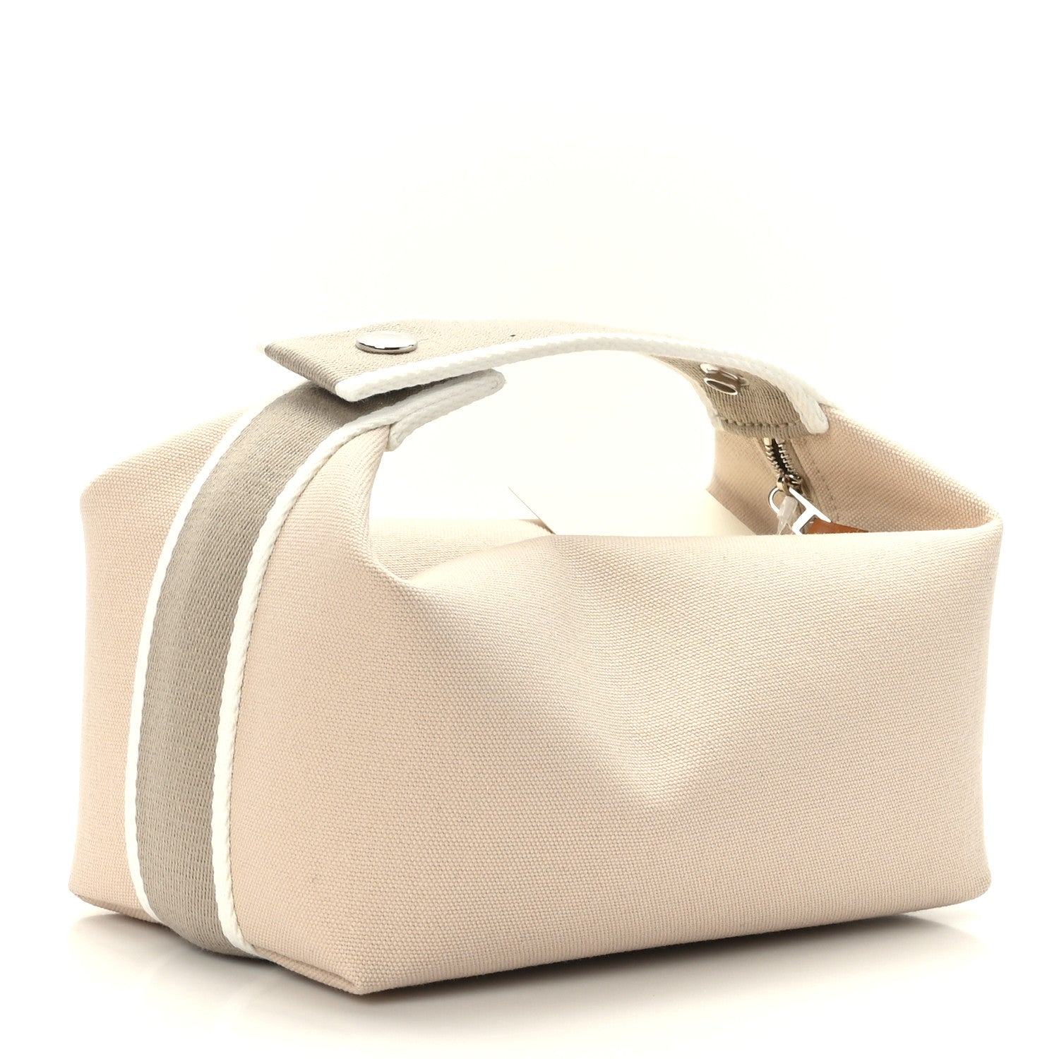 Hermes Canvas Small Bride-A-Brac Pouch Natural 3 of 10