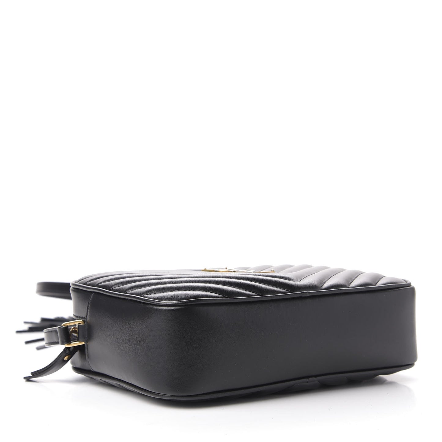 Calfskin Matelasse Monogram Lou Camera Bag Black
