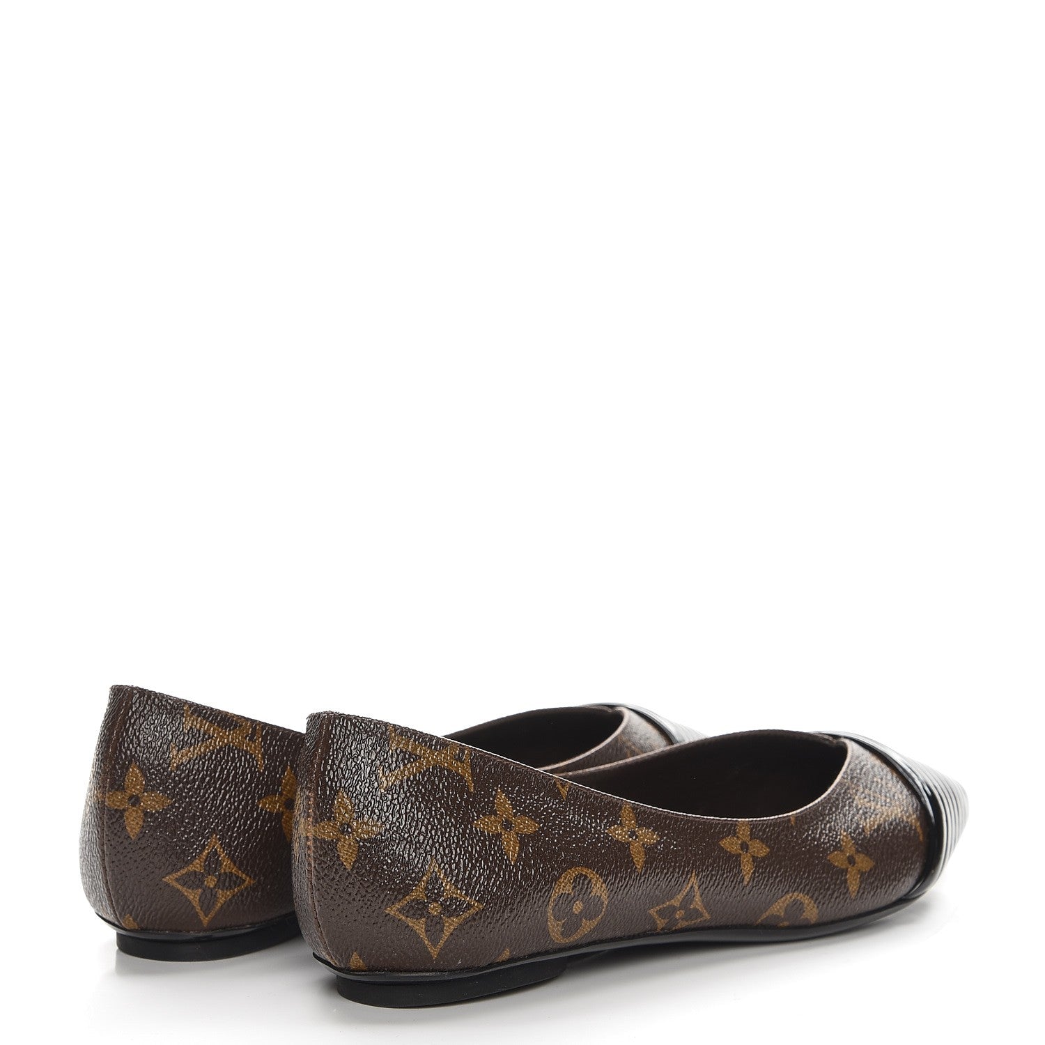 Louis Vuitton Monogram Inspired Ballerina Flats 37.5 4 of 9