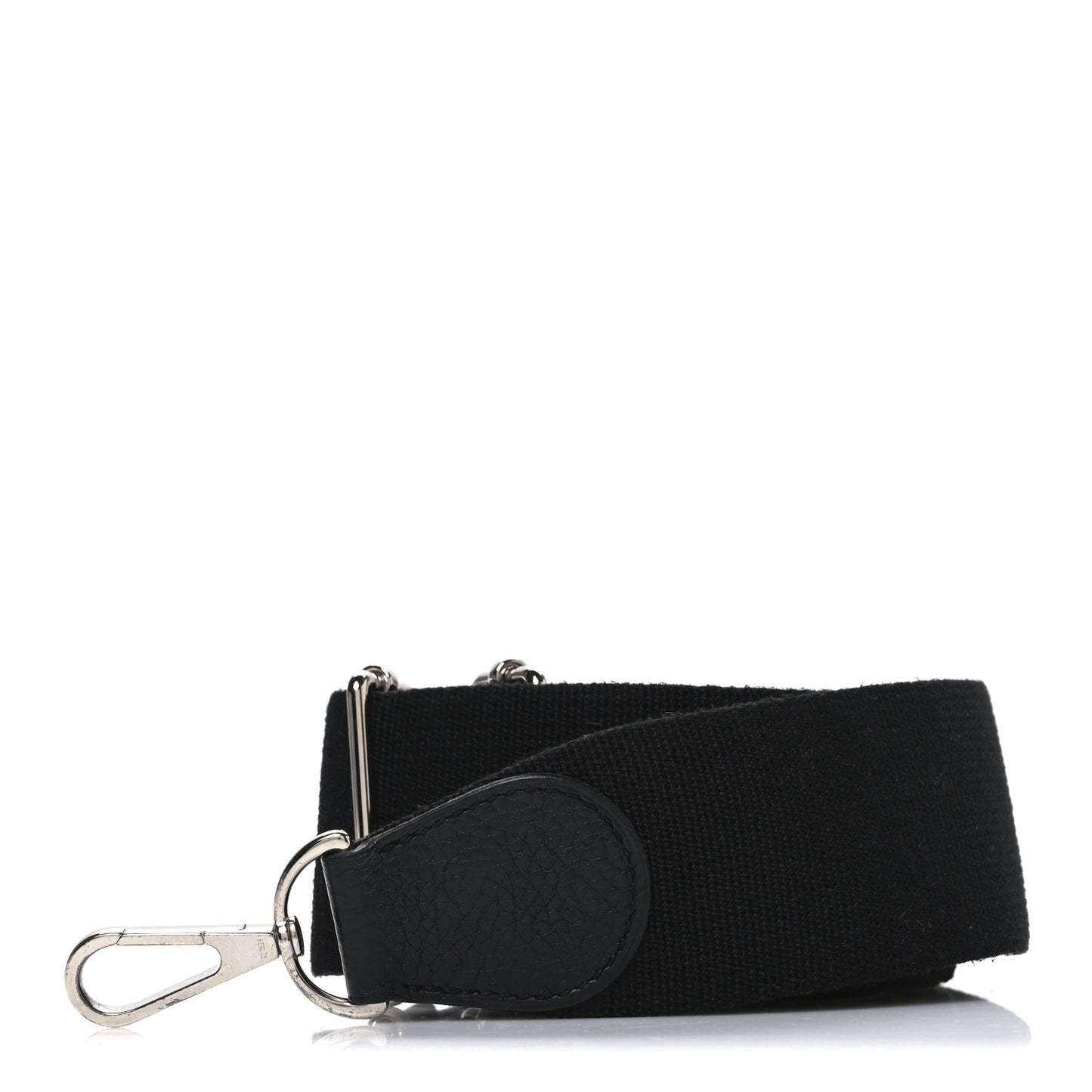 Toile Taurillon Clemence Evelyne PM Shoulder Strap Black