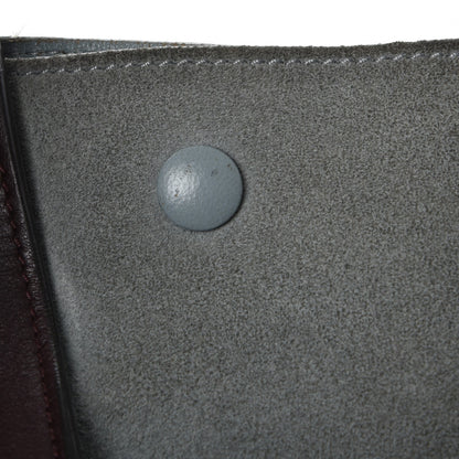 Celine Smooth Calfskin Suede Medium Tri-Color Trapeze Dark Grey 18 of 23