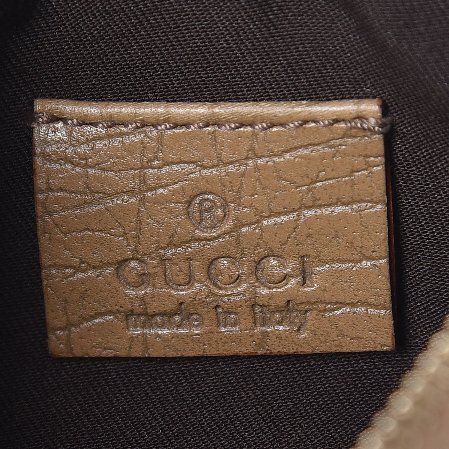 Gucci Suede Shearling Guccissima Large Jolicoeur Tote Tan 8 of 15