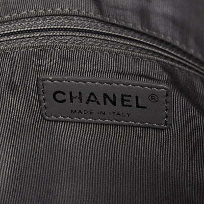 Chanel Grained Calfskin Quilted Maxi Elastic Flap Burgundy 6 of 9