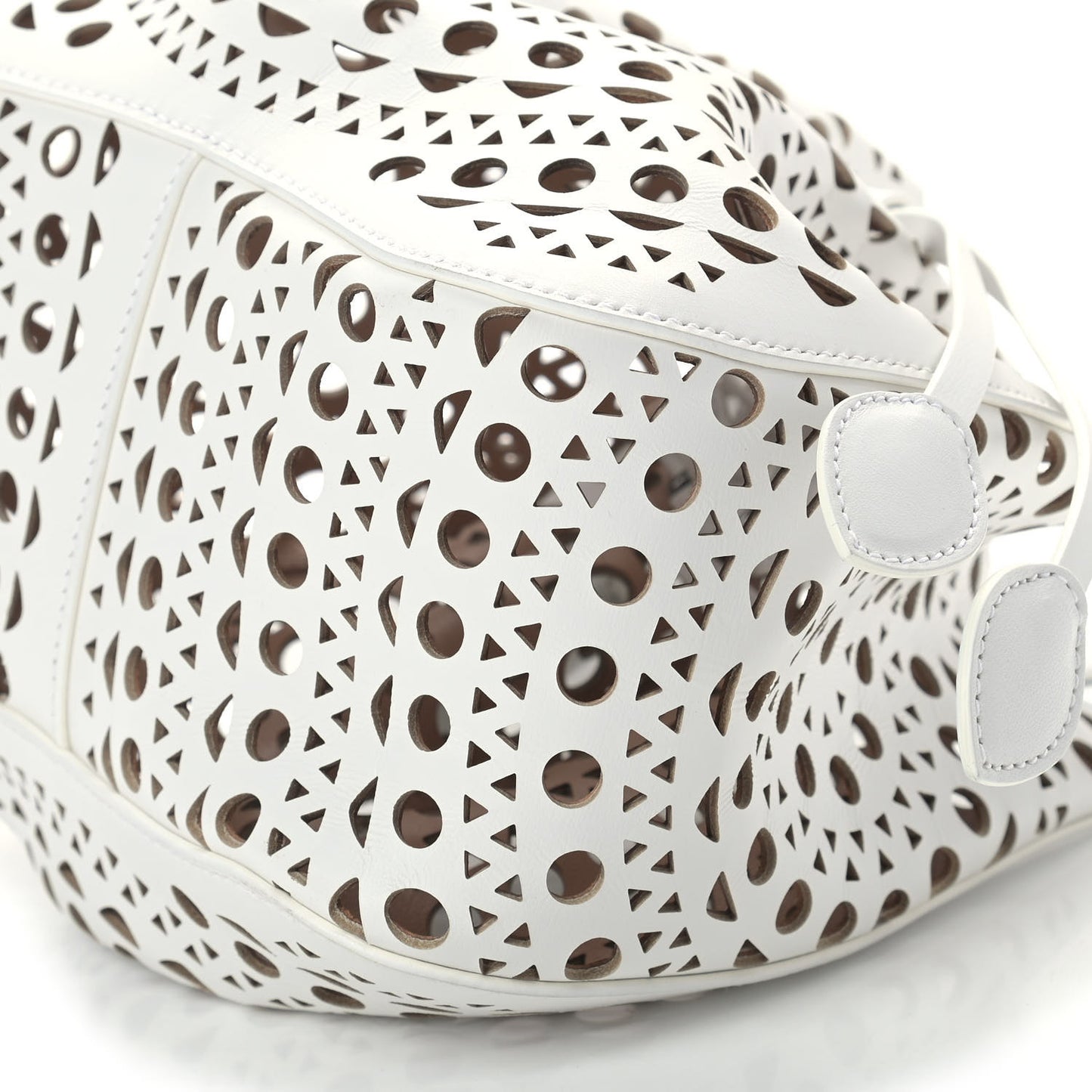 Lux Calfskin Vienne Rose-Marie 19 Bag White