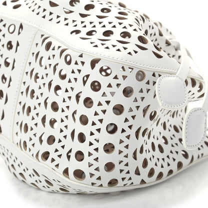 Alaia Lux Calfskin Vienne Rose-Marie 19 Bag White 7 of 7