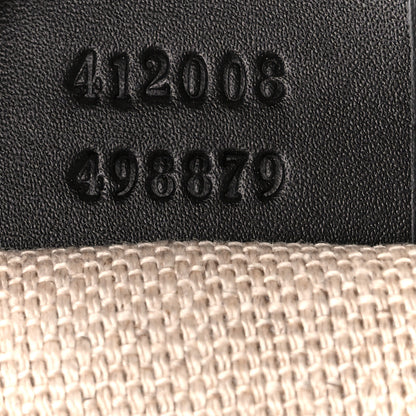 Gucci Calfskin Web Small Webby Bee Shoulder Bag Black 7 of 11