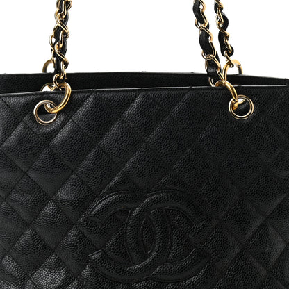 Chanel Caviar Quilted Petit Timeless Tote PTT Black 10 of 10