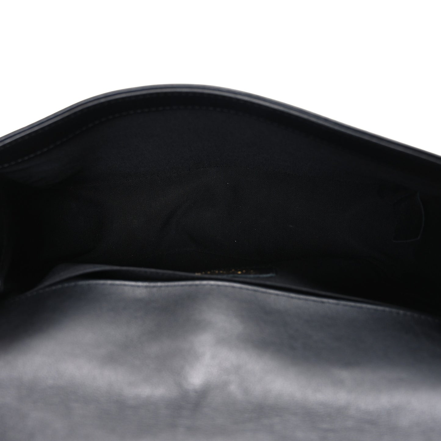 Calfskin Quilted Medium Boy Flap Black