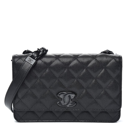 Chanel Caviar Quilted My Everything Wallet On Chain WOC Black 1 of 13