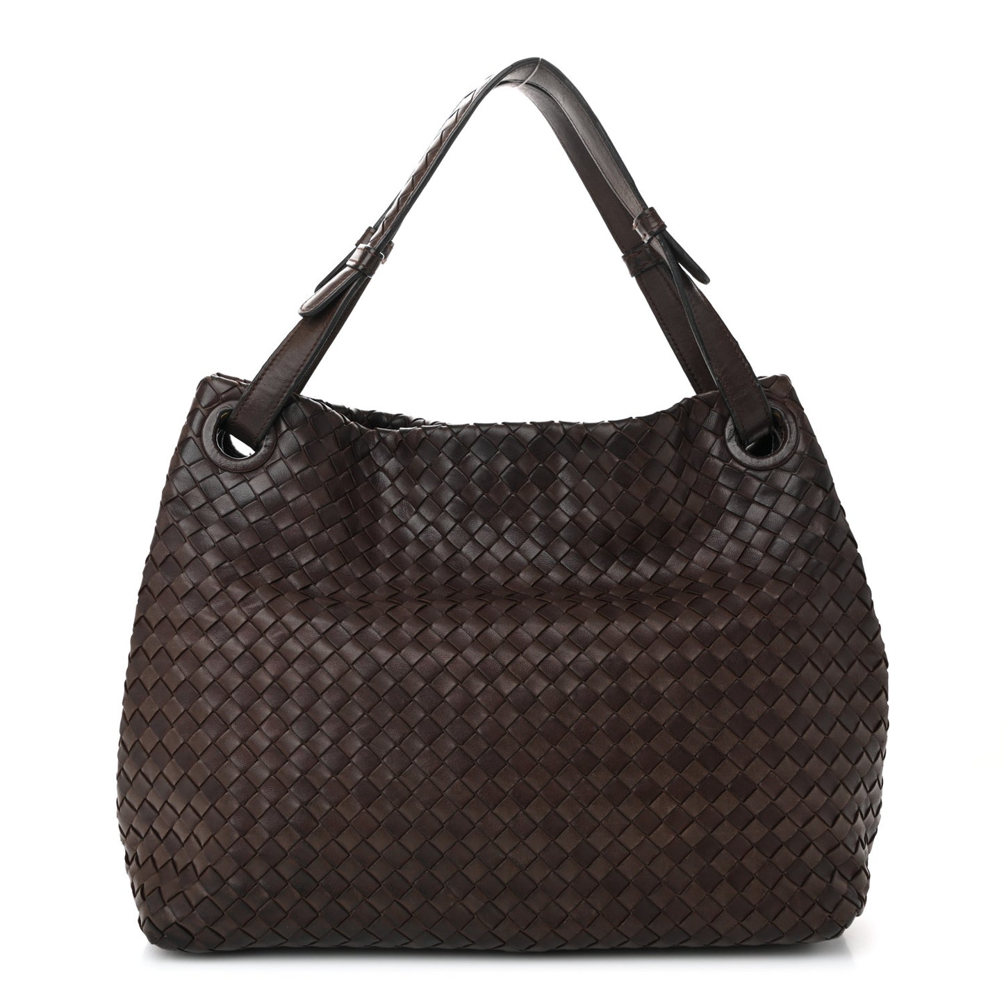 Nappa Intrecciato Bella Tote Ebano