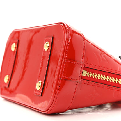 Louis Vuitton Vernis Alma BB Cherry 10 of 12