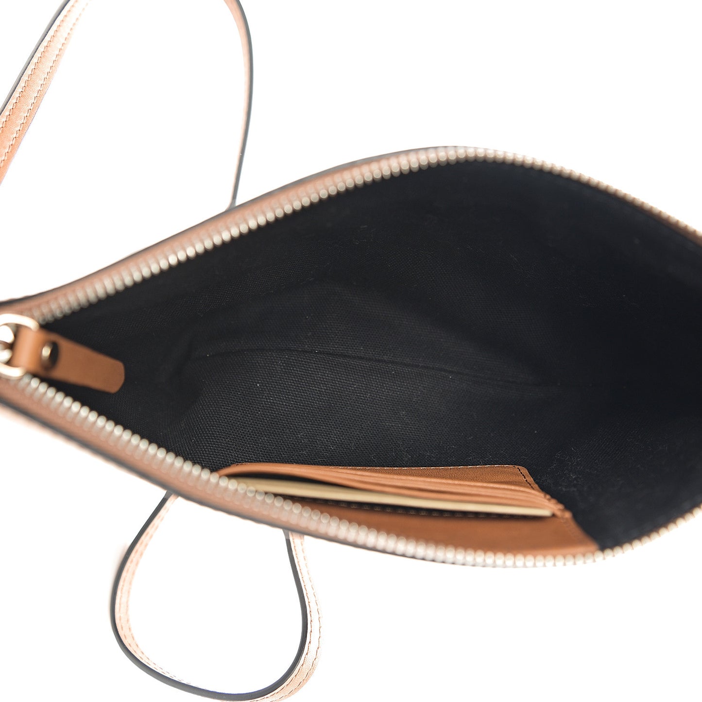 Mega Check Peyton Crossbody Clutch Bag Saddle Brown