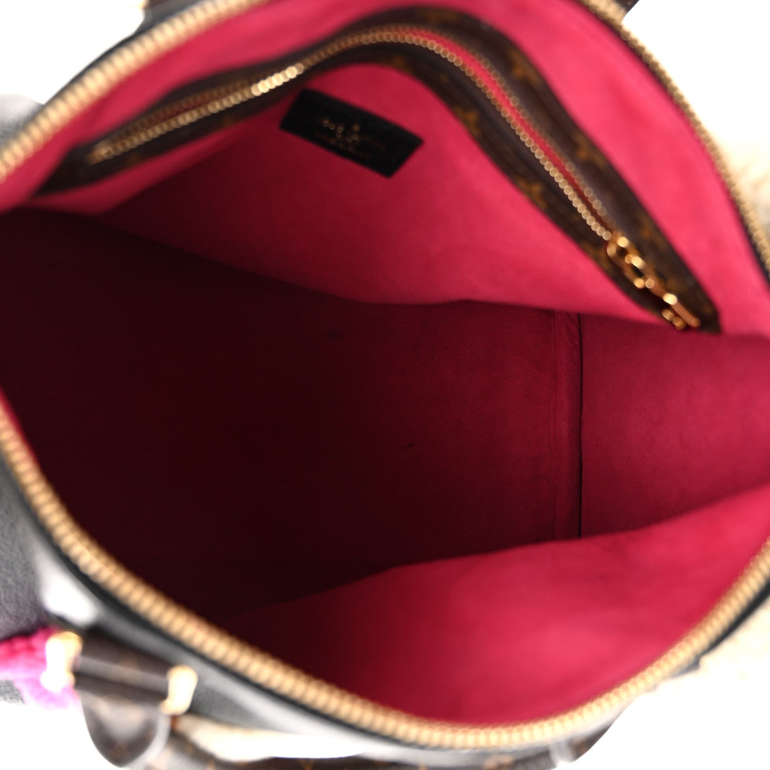 Louis Vuitton Calfskin Monogram Teddy Speedy Bandouliere 30 Black 5 of 9