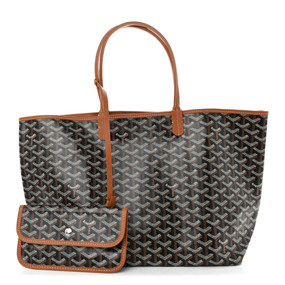 Goyard Goyardine Saint Louis PM PM Black Gold 3 of 11