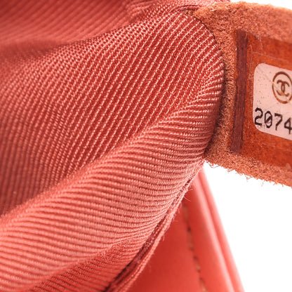 Chanel Lambskin Tweed Small Boy Flap Coral 7 of 14