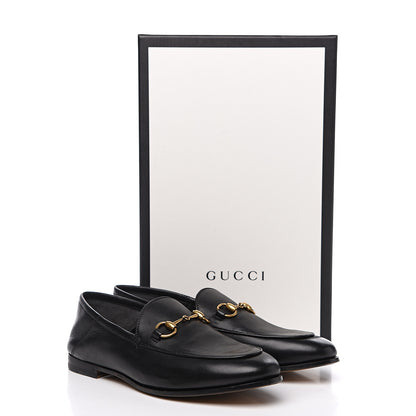 Gucci Lambskin Womens Brixton Horsebit Loafers 35 Black 11 of 11