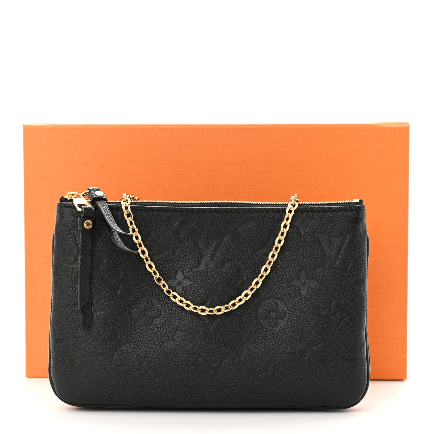 Empreinte Double Zip Pochette Black