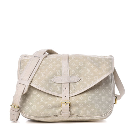 Louis Vuitton Monogram Mini Lin Saumur Dune 1 of 10
