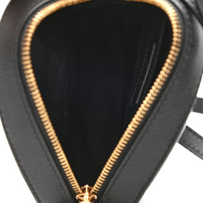 Versace Calfskin La Medusa Round Camera Bag Black 5 of 9