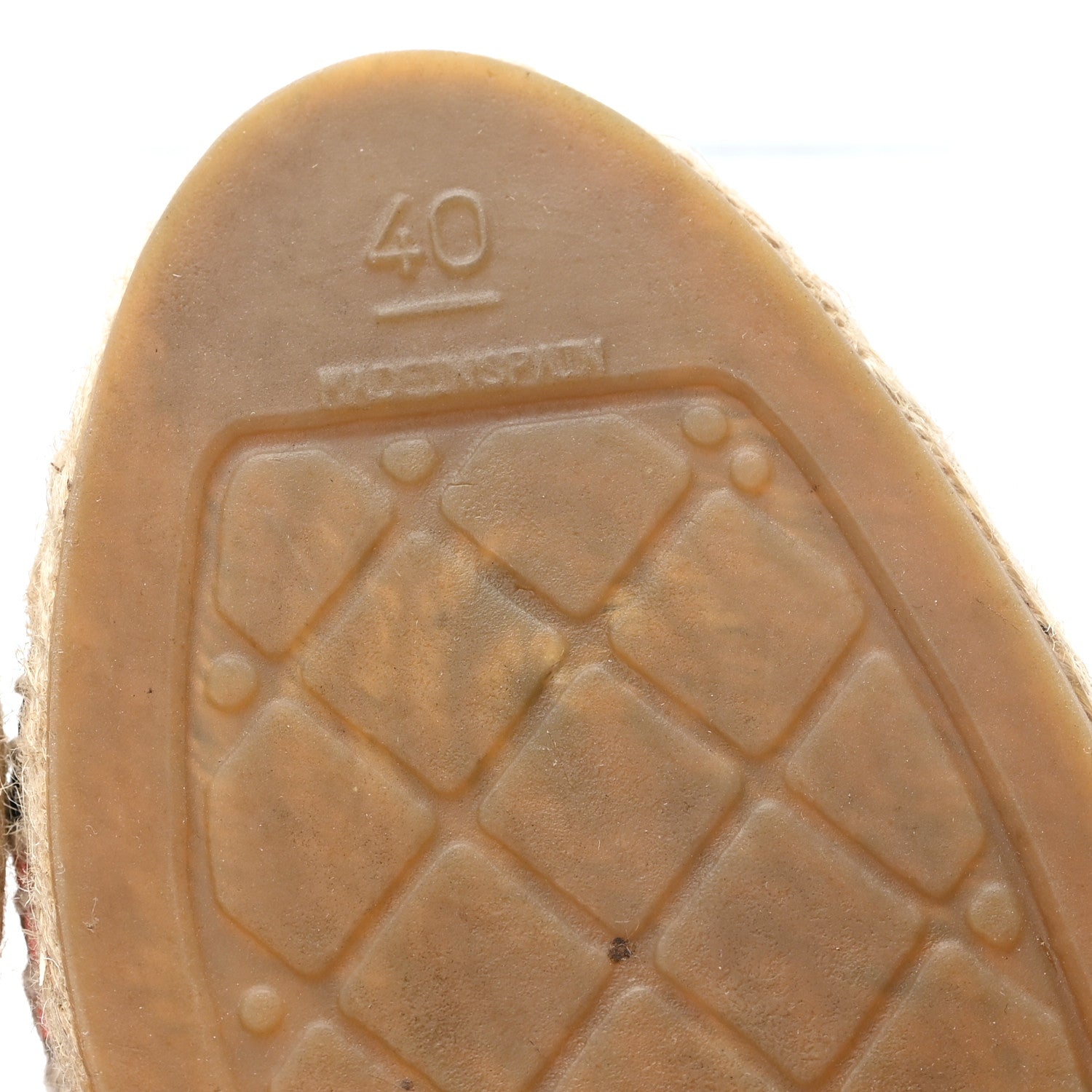 Chanel Fabric Patent CC Espadrilles 40 Multicolor Black 7 of 9
