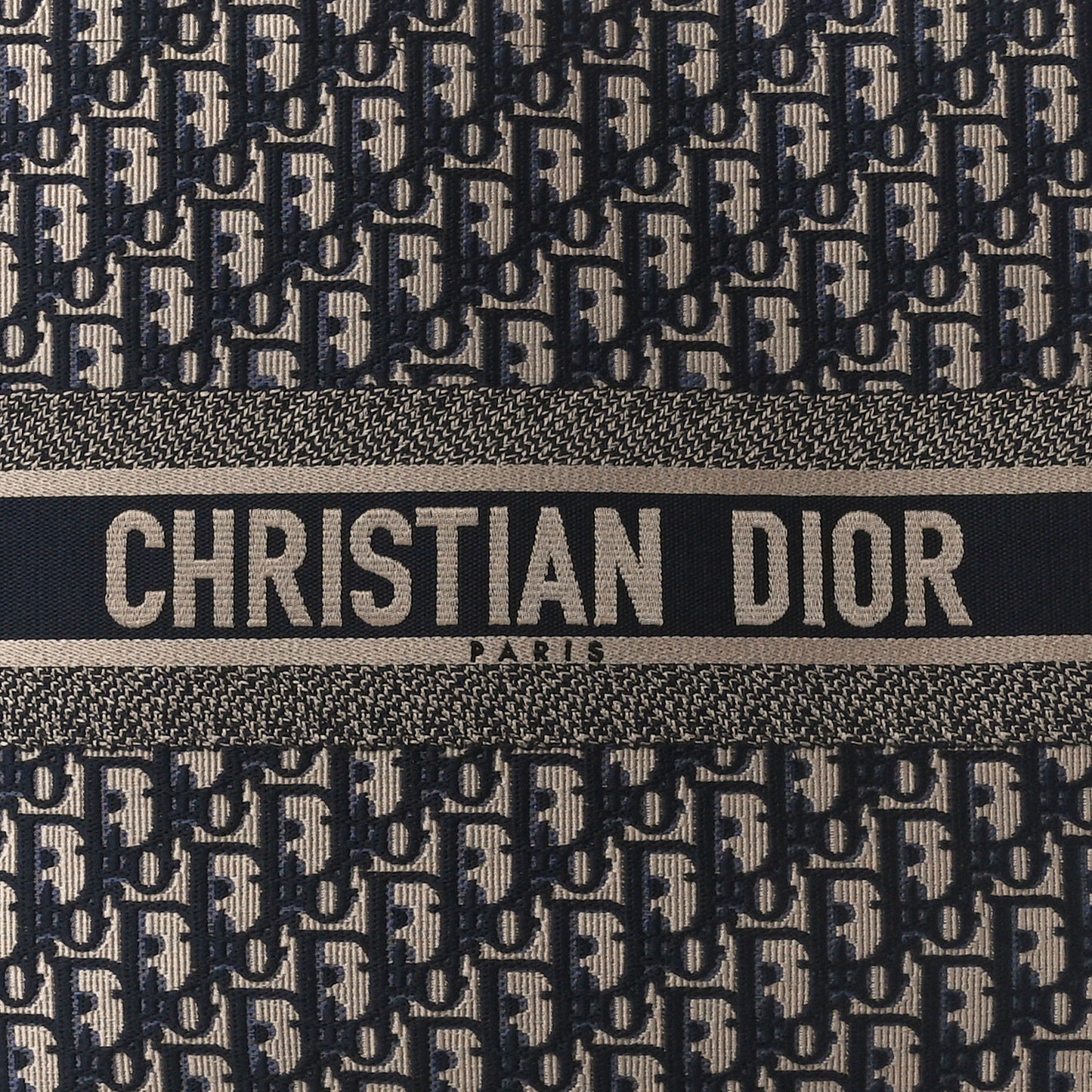 Oblique Large Book Tote Blue Multicolor