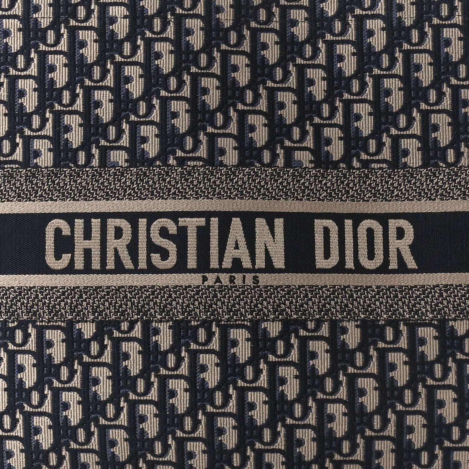 Christian Dior Oblique Large Book Tote Blue Multicolor 8 of 10