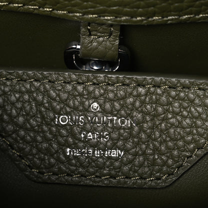 Louis Vuitton Taurillon Capucines BB Khaki 6 of 10
