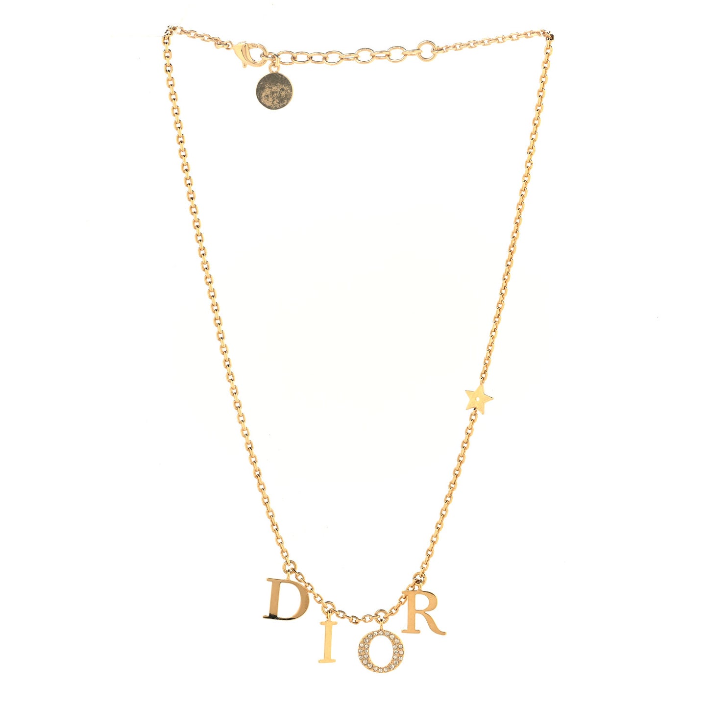 Crystal Dio(r)evolution Necklace Gold