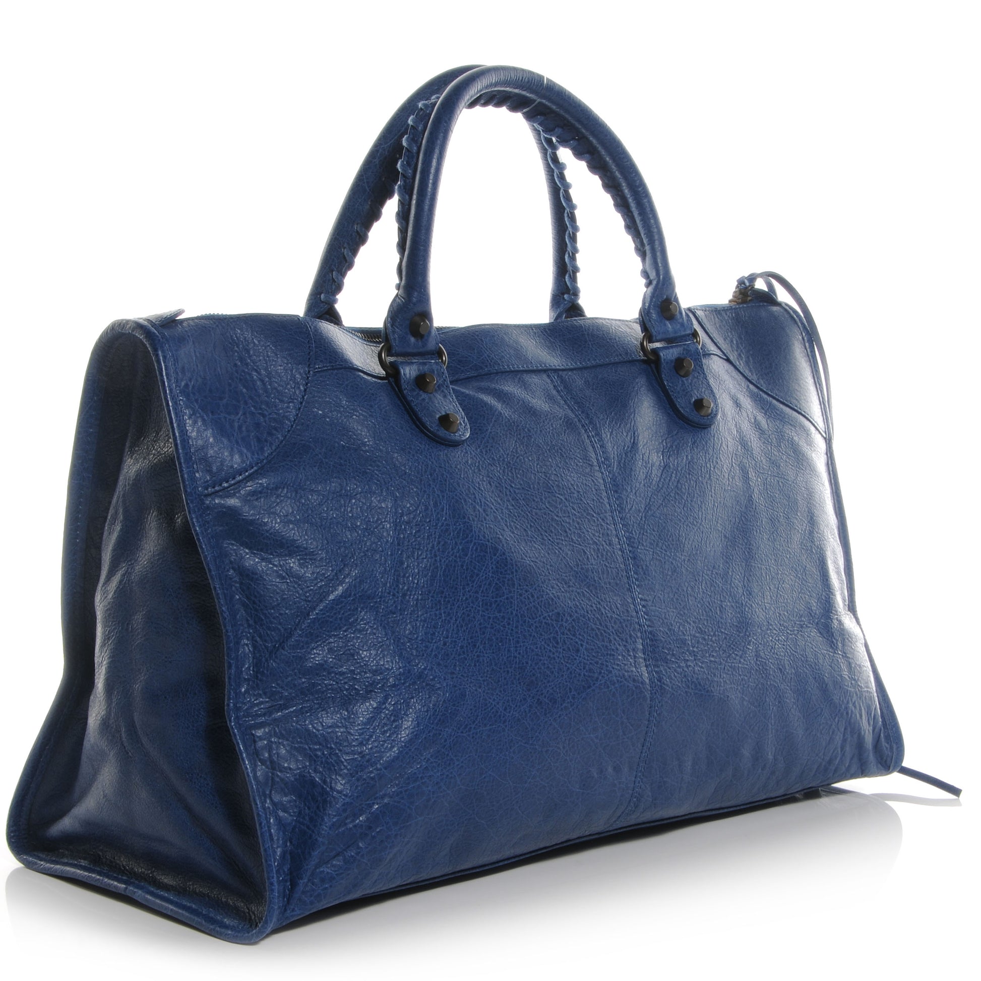 Balenciaga Agneau Classic Hardware Work Bleu Cobalt Bleu Electric 3 of 8