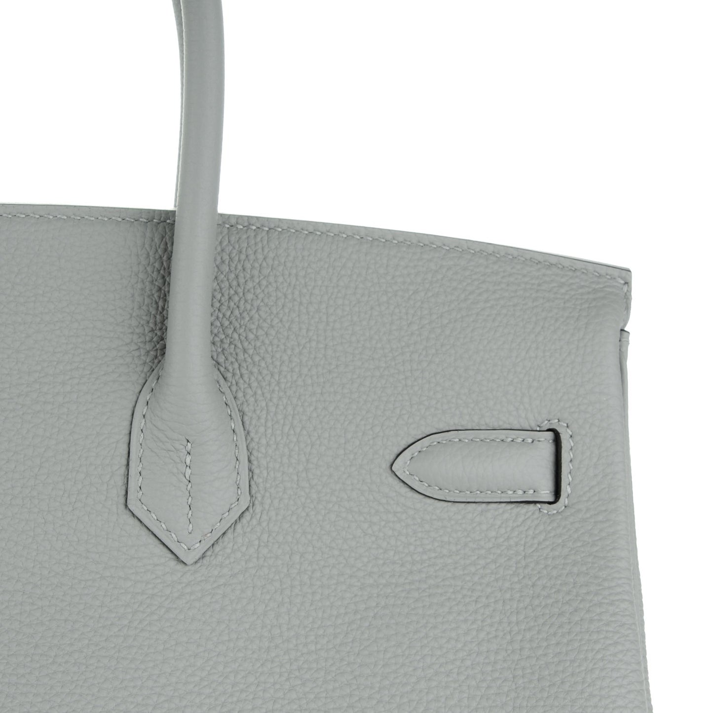Togo Birkin 35 Gris Mouette Bleu Agate