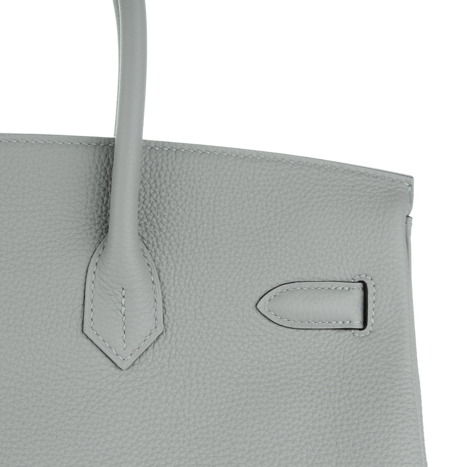Hermes Togo Birkin 35 Gris Mouette Bleu Agate 19 of 24