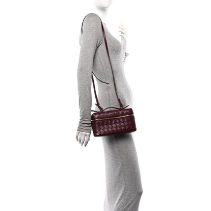 Bottega Veneta Nappa Intrecciato Bang Bang Vanity Case Cherry 2 of 10