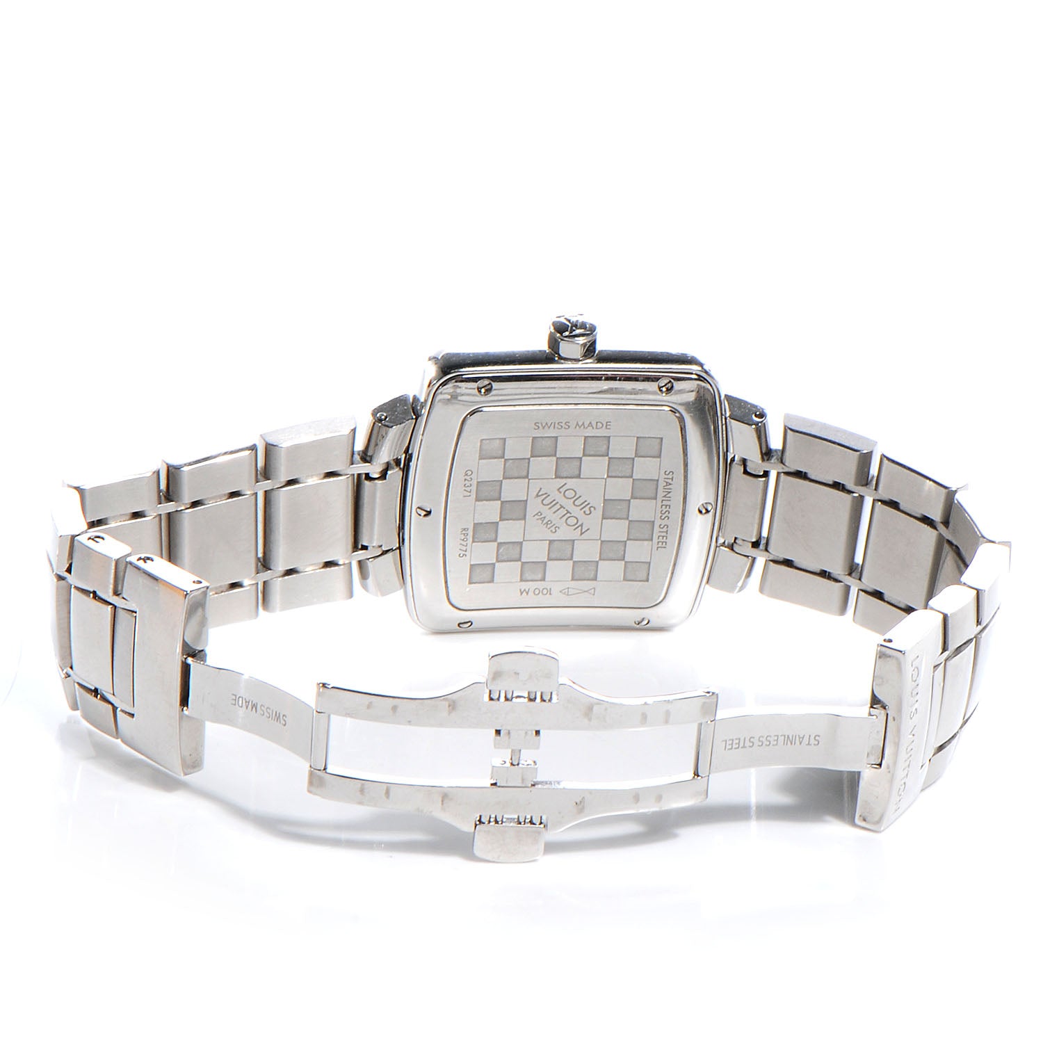 Louis Vuitton Stainless Steel 35mm Speedy Duo Jet GMT Quartz Watch Blue 4 of 6