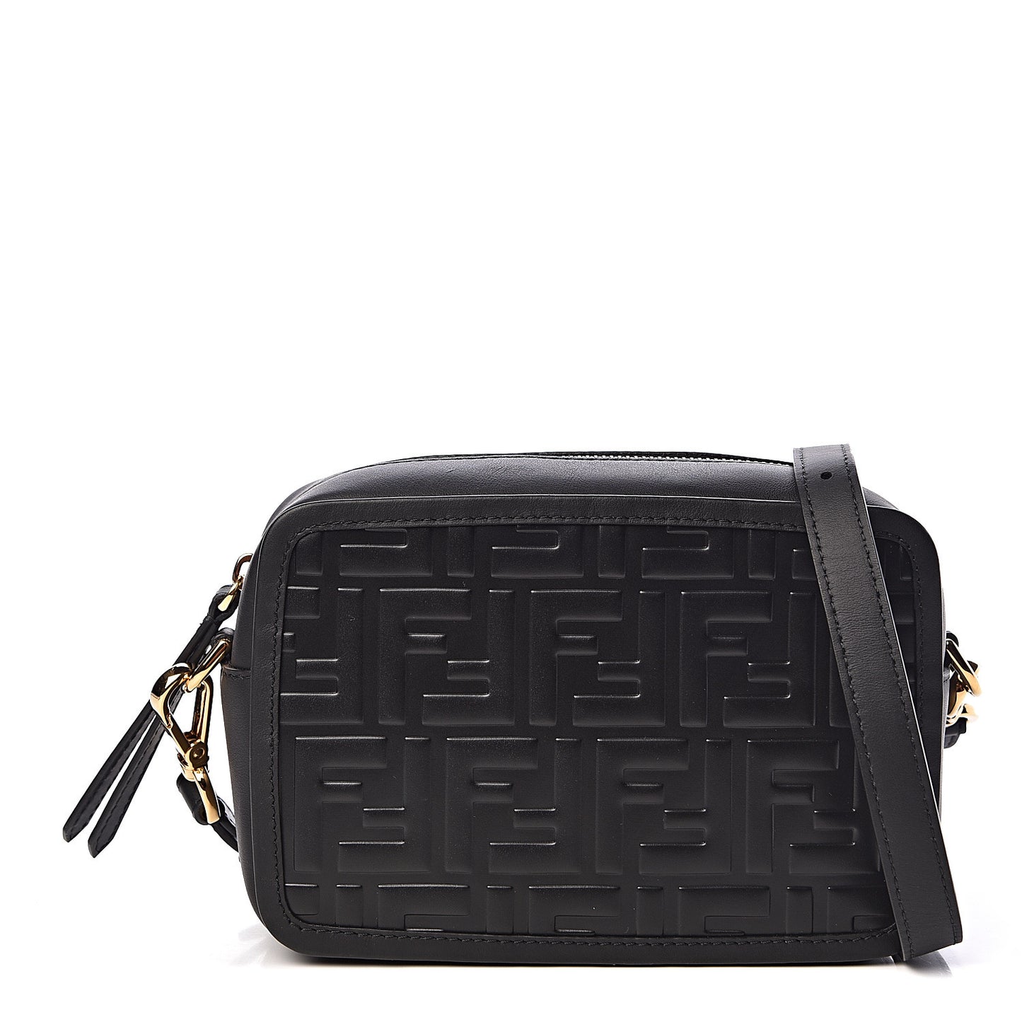 Vitello Century FF 1974 Embossed Mini Camera Case Black