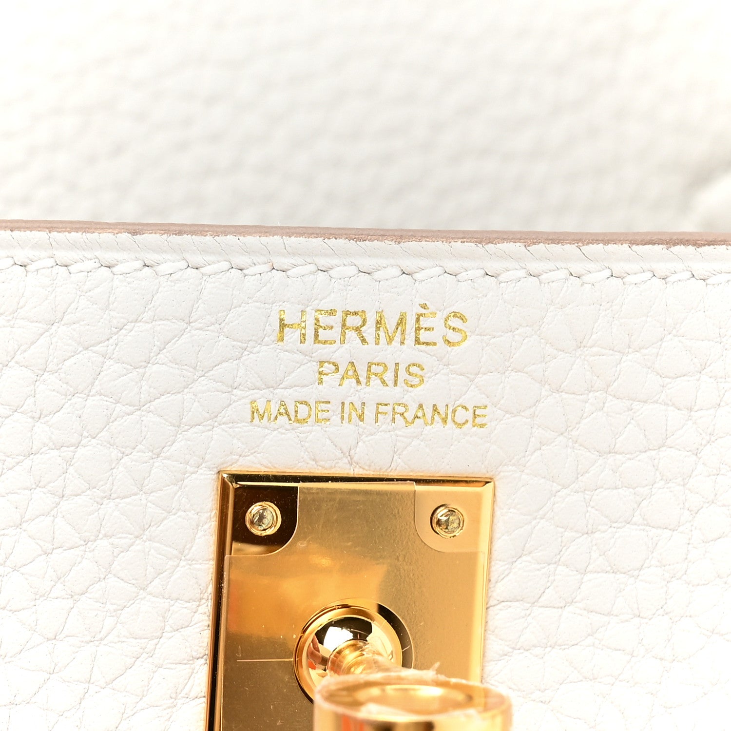 Hermes Togo Kelly Retourne 25 Gris Pale 7 of 9