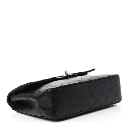 Chanel Lambskin Quilted Medium Double Flap Black 4 of 12
