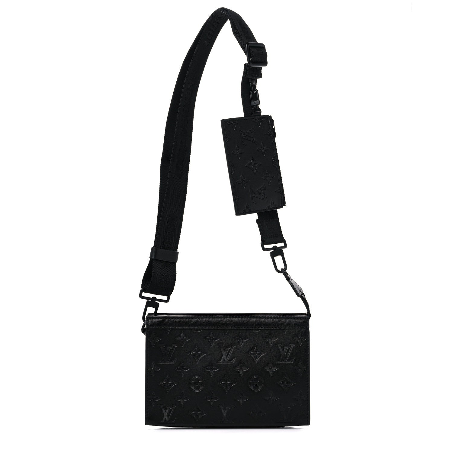 Louis Vuitton Calfskin Monogram Shadow Gaston Wearable Wallet 1 of 9