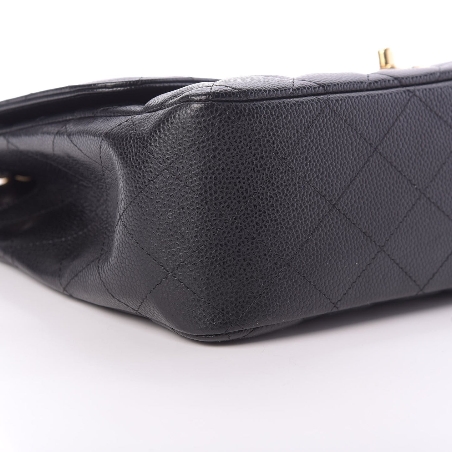 Caviar Quilted Jumbo Single Flap Black
